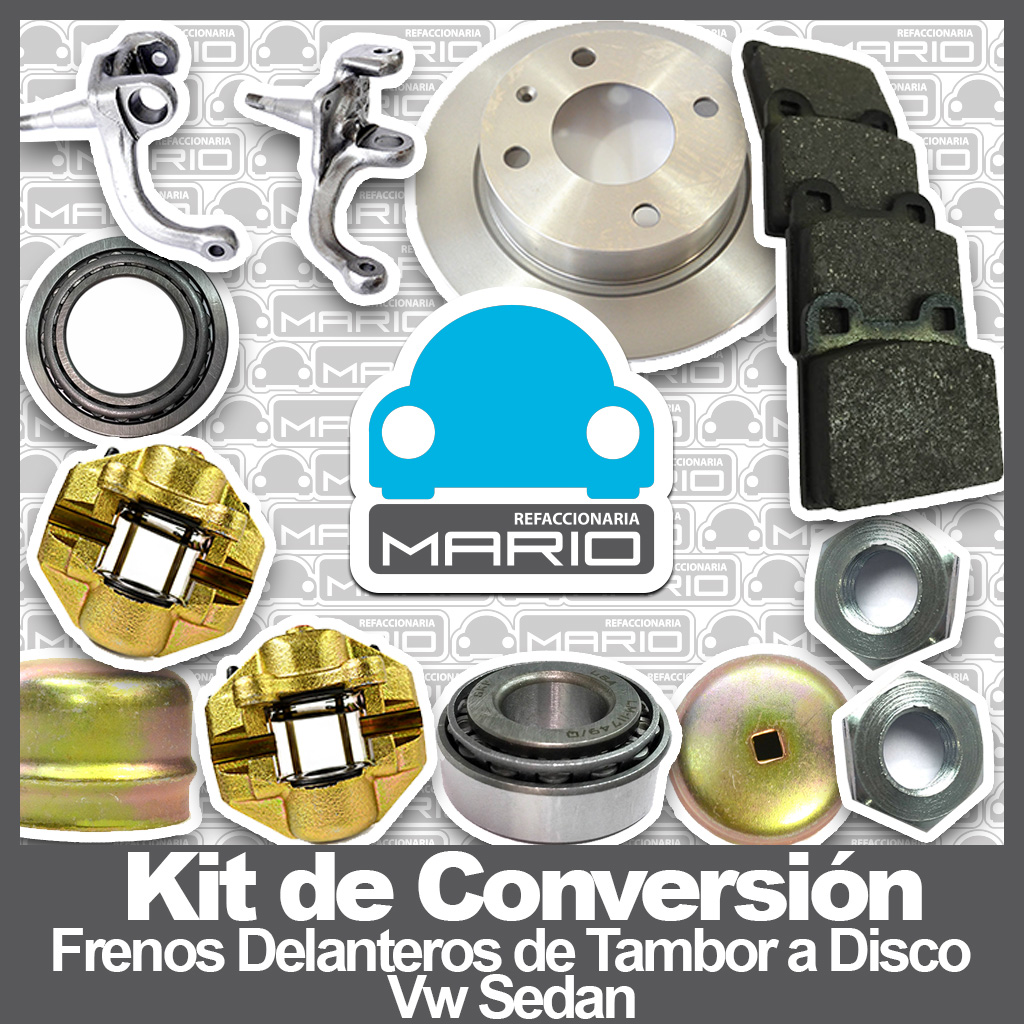 Kit Conversión de Frenos de Tambor Frenos de Disco Delanteros para - Refaccionaria Mario