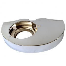 Tolva de Turbina Repartidora de Aire de Motor Cromada sin Ductos de Calefacción Scat para VW Sedan 1600, 1600i, Combi 1600