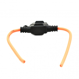 Portafusible de Tipo Clavija Mediano con Capuchón Negro Würth