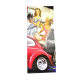 Cuadro Decorativo en Tres Partes con la Imagen de VW Sedan Rojo Tamaño Grande