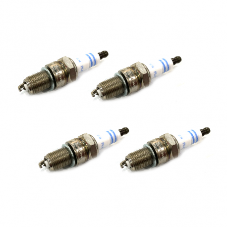 Juego de 4 Bujías Bosch WR7DPP30W de Platino con 1 Electrodo para Chevy, Tornado 1.8, Golf A2 1.8, Jetta A2 1.8