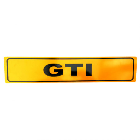 Placa Estilo Europa para Modelos GTI