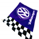 Bandera con soporte de Ventosa Volkswagen color Azul