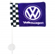 Bandera con soporte de Ventosa Volkswagen color Azul