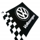 Bandera con Soporte de Ventana Volkswagen color Negro