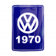 Calcomanía Azul Decorativa VW Generación 1970 