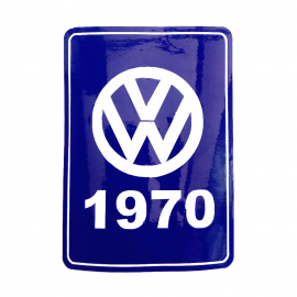 Calcomanía Azul Decorativa VW Generación 1970