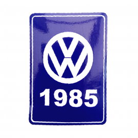 Calcomanía Azul Decorativa VW Generación 1985