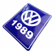 Calcomanía Azul Decorativa VW Generación 1989