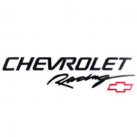 Calcomanía Externa de Vinil con Emblema y Leyenda Chevrolet Racing