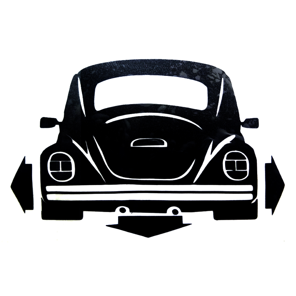 Calcomanía Externa Negra de Vinil Vocho Trasero para VW Sedan -  Refaccionaria Mario