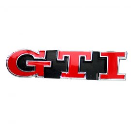 Letrero de Parrilla GTI Rojo Mirsa para Golf A4, A5