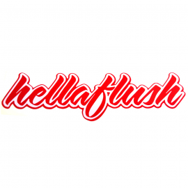 Calcomanía Externa de Vinil con Logo Hellaflush