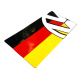 Calcomanía Externa de Vinyl Bandera German