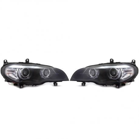 Juego de Faros con lupa para BMW X5