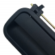 Manija Exterior de Puerta Trasera sin Lado Negra Corrugada Bruck para Chevy C1, C2, C3