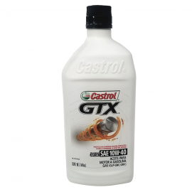 Aceite Multigrado Mineral SAE 10W-40 Castrol GTX para Motores a Gasolina