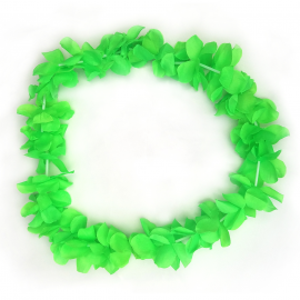 Collar de Flores Color Verde Estilo Hawaii
