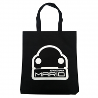 Bolsa Negra de Tela NonWoven Ecológica con Logo Refaccionaria Mario
