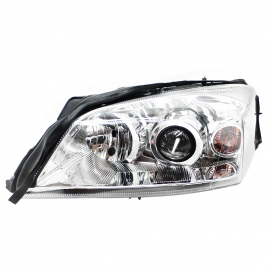 Faro Principal Izquierdo con Fondo Cromado y Lupa Auto Magic para Astra