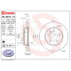 Disco Ventilado de Frenos de Rueda Delantera Brembo con Laca UV para Amarok