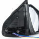 Espejo Retrovisor Eléctrico Lado Derecho con Carcasa Cromada KLY para NP300 D23