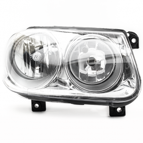 Faro Principal Derecho sin Focos con Fondo Cromado DEPO para Jetta Clásico