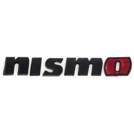 Letrero Negro con Rojo "Nismo" Mirsa