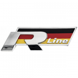 Emblema Decorativo R-Line con Bandera Alemana Mirsa