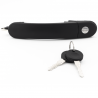 Manija Exterior de Puerta Delantera sin Lado Negra con Llaves Bruck para Pointer G3