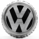Juego de Seguros de Puerta Cromados con Emblema VW Color Negro para VW Sedan, Combi, Caribe, Golf A2, A3, Jetta A2, A3