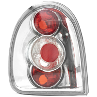 Calavera Izquierda con Mica Transparente y Fondo Cromado Mirsa para Chevy Pop C1