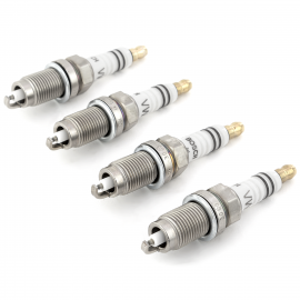 Juego de 4 Bujías Delgadas Originales de Cobre con 1 Electrodo para Golf A4, Jetta A4, Beetle, Pointer G4, Derby 6NB