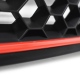 Parrilla Rasurada Tipo Panal con Emblema GLI Cromado y Línea Roja Auto Magic para Jetta Clásico