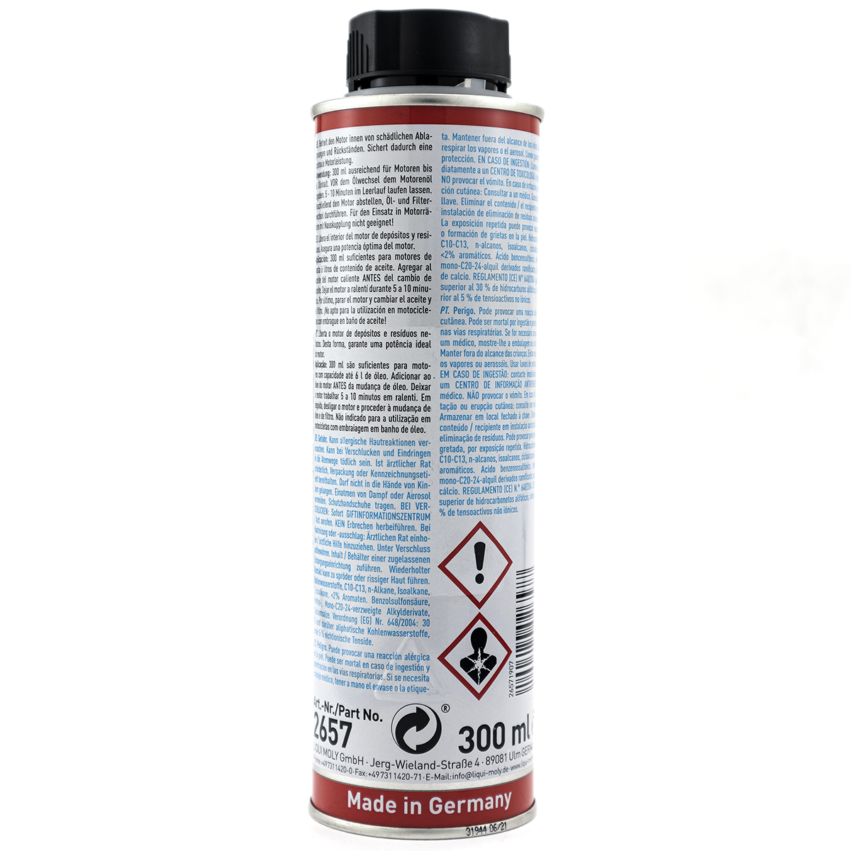 Liqui Moly 5200 - Aditivo para quitar lodo de aceite de motor, 300 ml