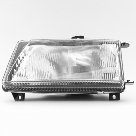 Faro Principal Izquierdo con Fondo Cromado y Cristal Rayado Auto Magic para Derby