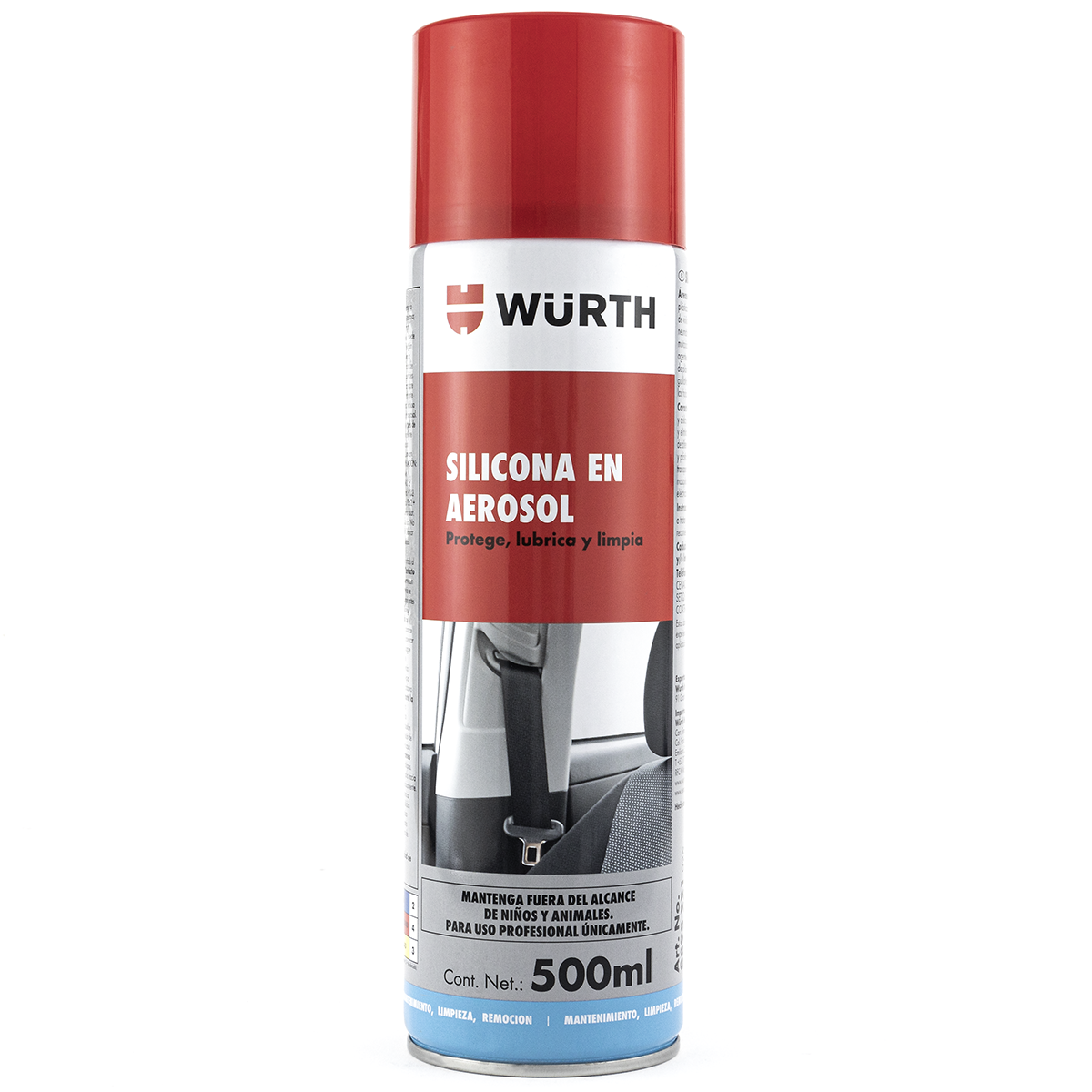 Würth - Spray de silicona (5 unidades, 500 ml) : : Coche y moto
