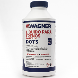 Liquido de Frenos DOT 3 Wagner de 350 ml