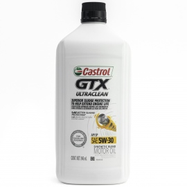 Botella de Aceite Multigrado Mineral SAE 5W-30 Castrol GTX para Motores a Gasolina