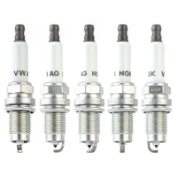 Juego de 5 Bujías Originales 101905600C de Platino con 1 Electrodo para Beetle, Bora, Jetta A6