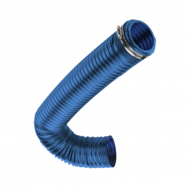 Tubo Flexible Azul con Abrazaderas para Filtro de Aire Tunix Universal