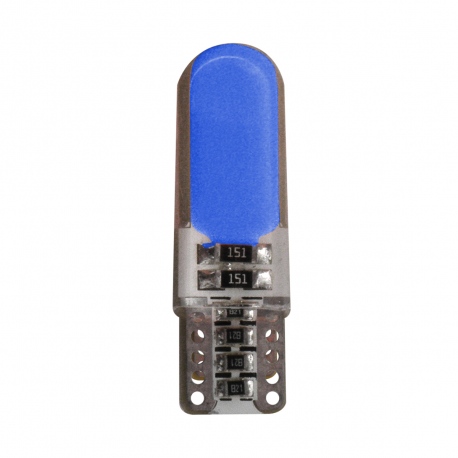 Par de Focos de Pellizco con Cubierta de Silicón de 12 Hiper LEDs COB Canbus Azules Tunix
