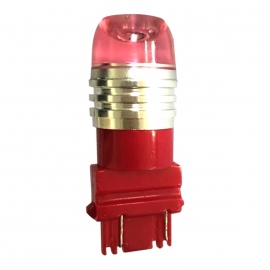 Foco 3157 de Pellizco con 3 LEDs Rojos TIpo Flash Cubiertos de Acrílico Tunix