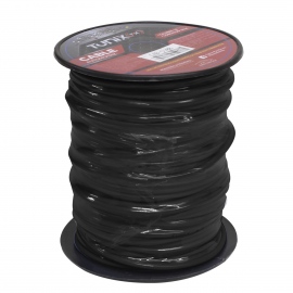 Rollo de 30 metros de Cable para Corriente Negro Calibre 14 Tunix