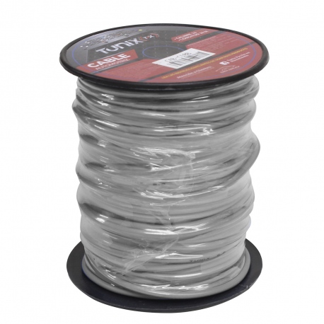 Cable 30M Calibre 18 Gris Tunix