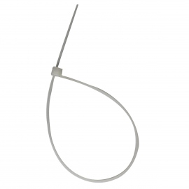 Bolsa con 100 Cintillos de Plástico Blanco Reforzado de 37 Centímetros Tunix Universal