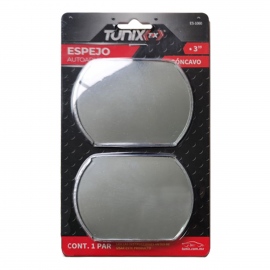 Par de Espejos Convexos Recortados de Aluminio (3”) Tunix