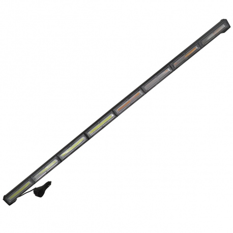 Barra de Leds Cob Ambar de 80W con Estrobo (120Cm) Tunix