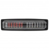 Par de Faros Azul y Rojo de 10 Leds de 3 Wats (14.9x3.7cm) Tunix