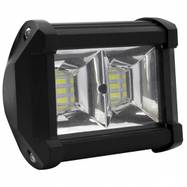 Par de Faros con12 Leds Blancos con Estrobo y 2 Secciones Tunix